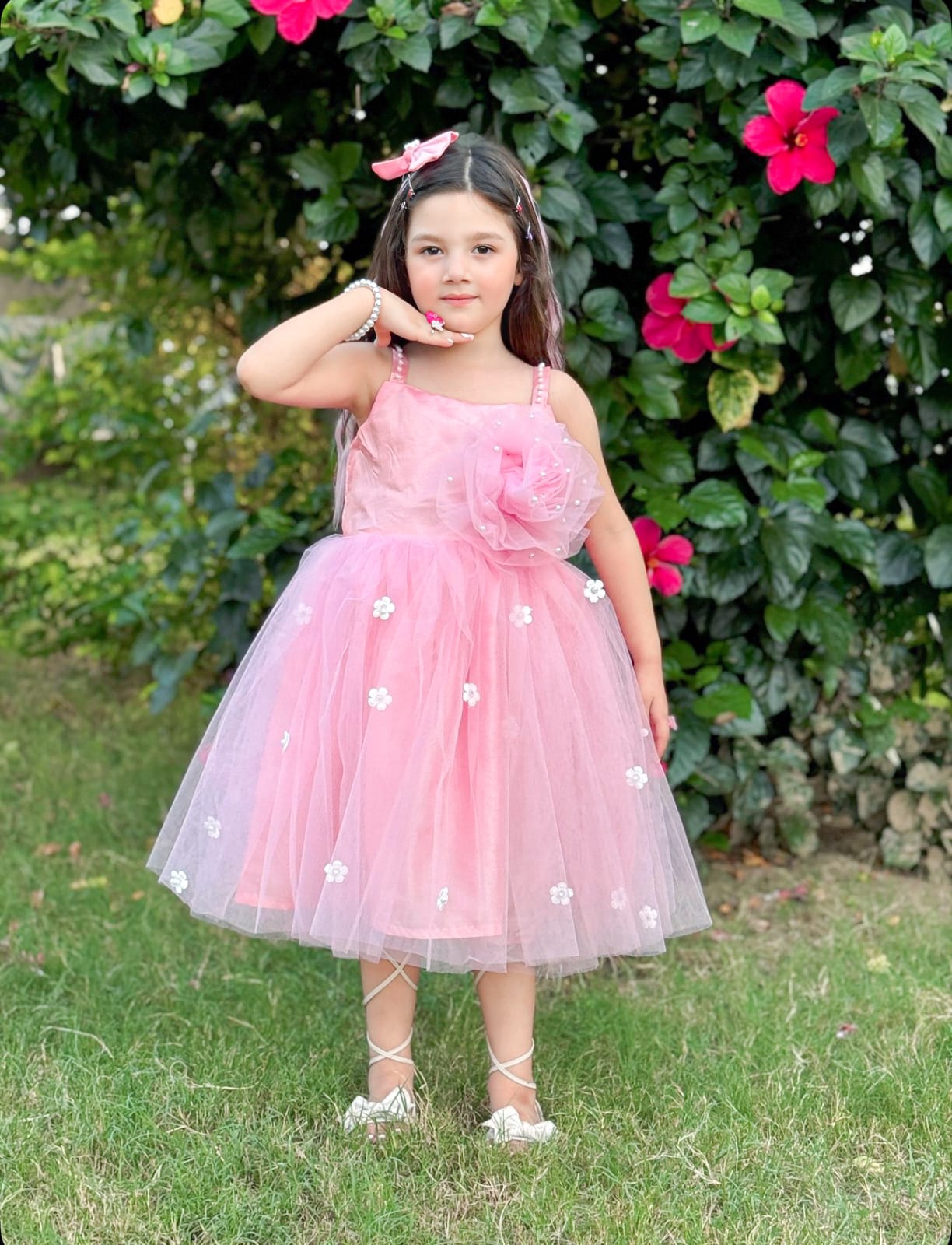 Flowery Pinkish Frock