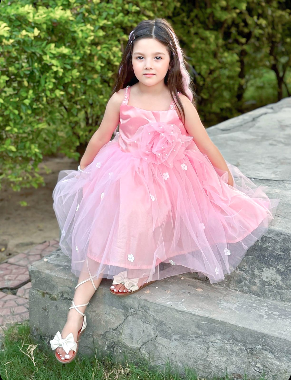 Flowery Pinkish Frock