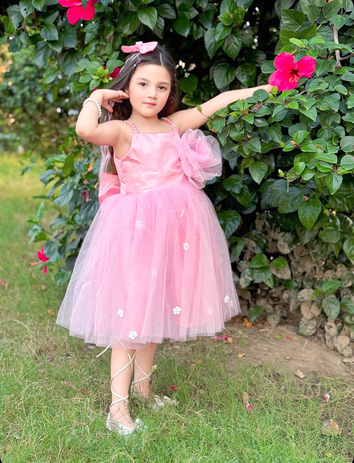 Flowery Pinkish Frock