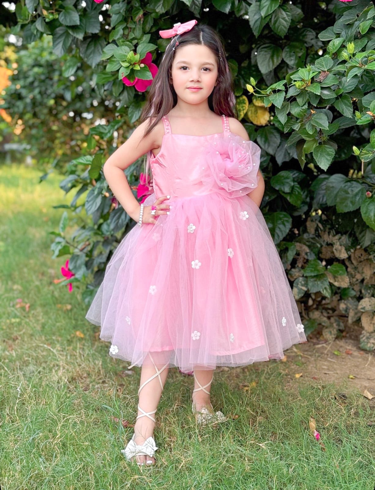 Flowery Pinkish Frock