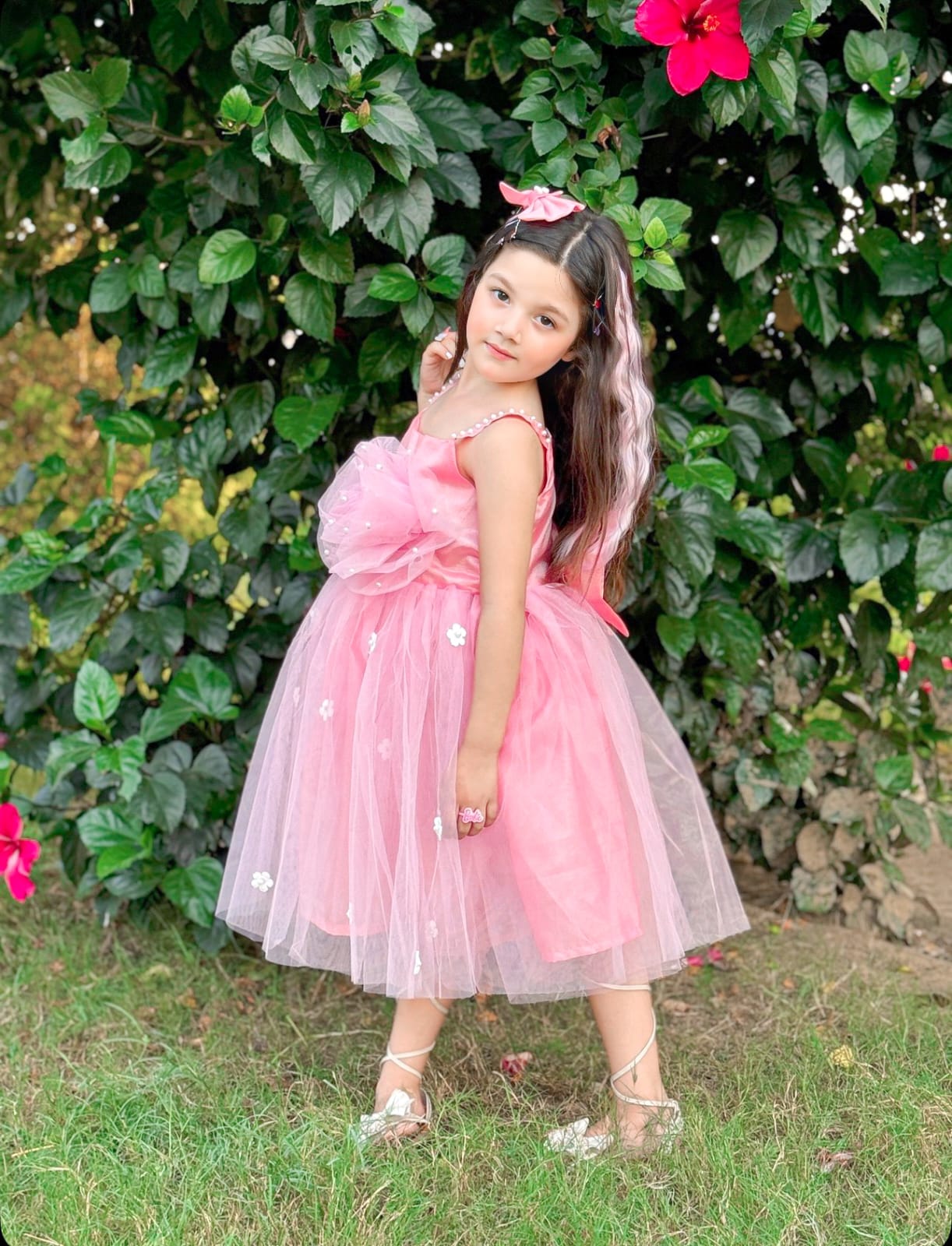 Flowery Pinkish Frock