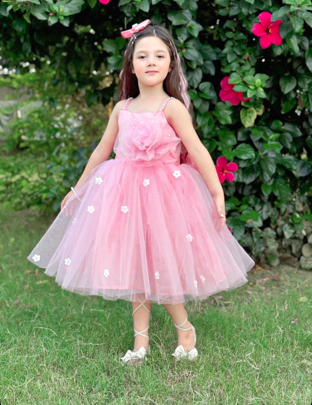 Flowery Pinkish Frock