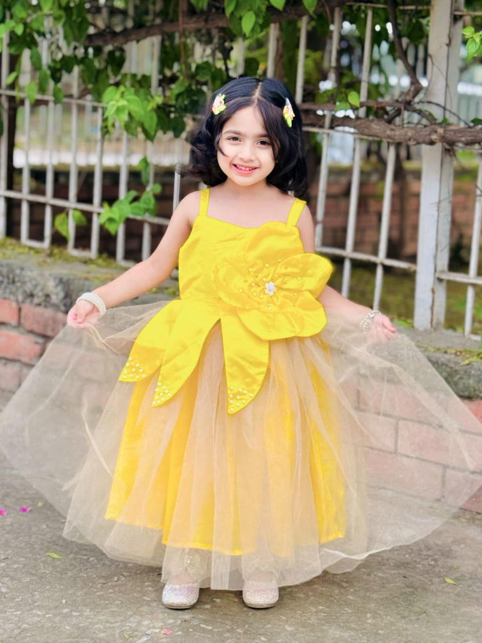 Sun-Flower Style Frock