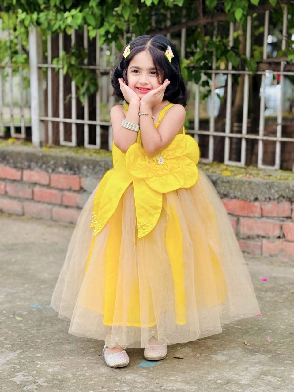 Sun-Flower Style Frock