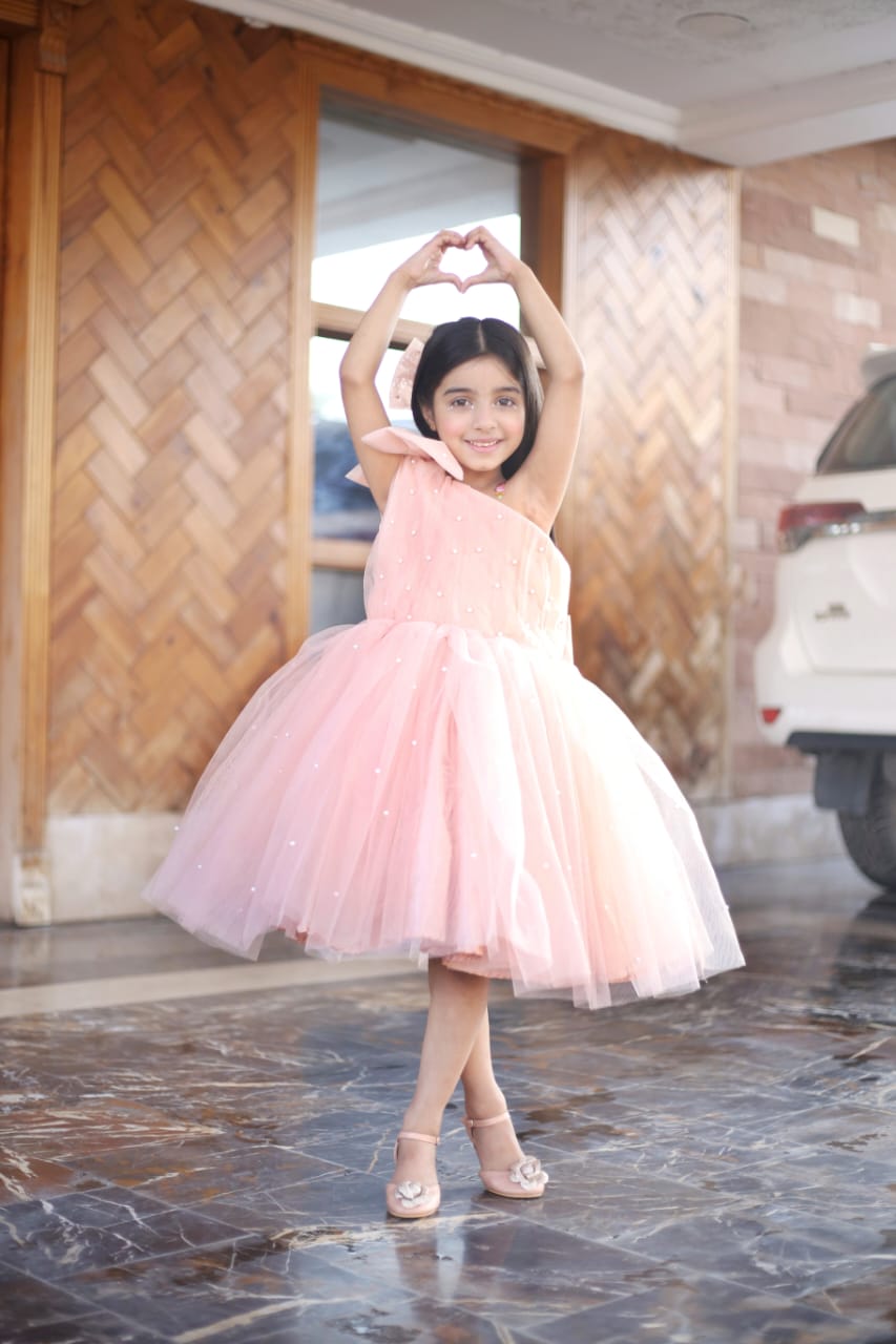 Pearl Half Shoulder Frock