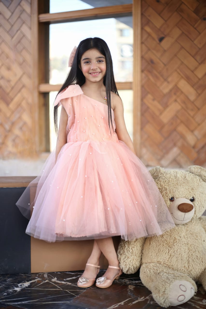 Pearl Half Shoulder Frock