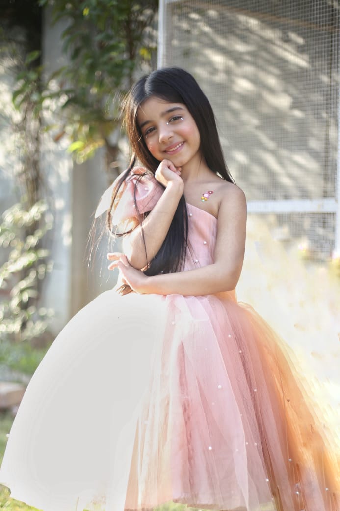 Pearl Half Shoulder Frock