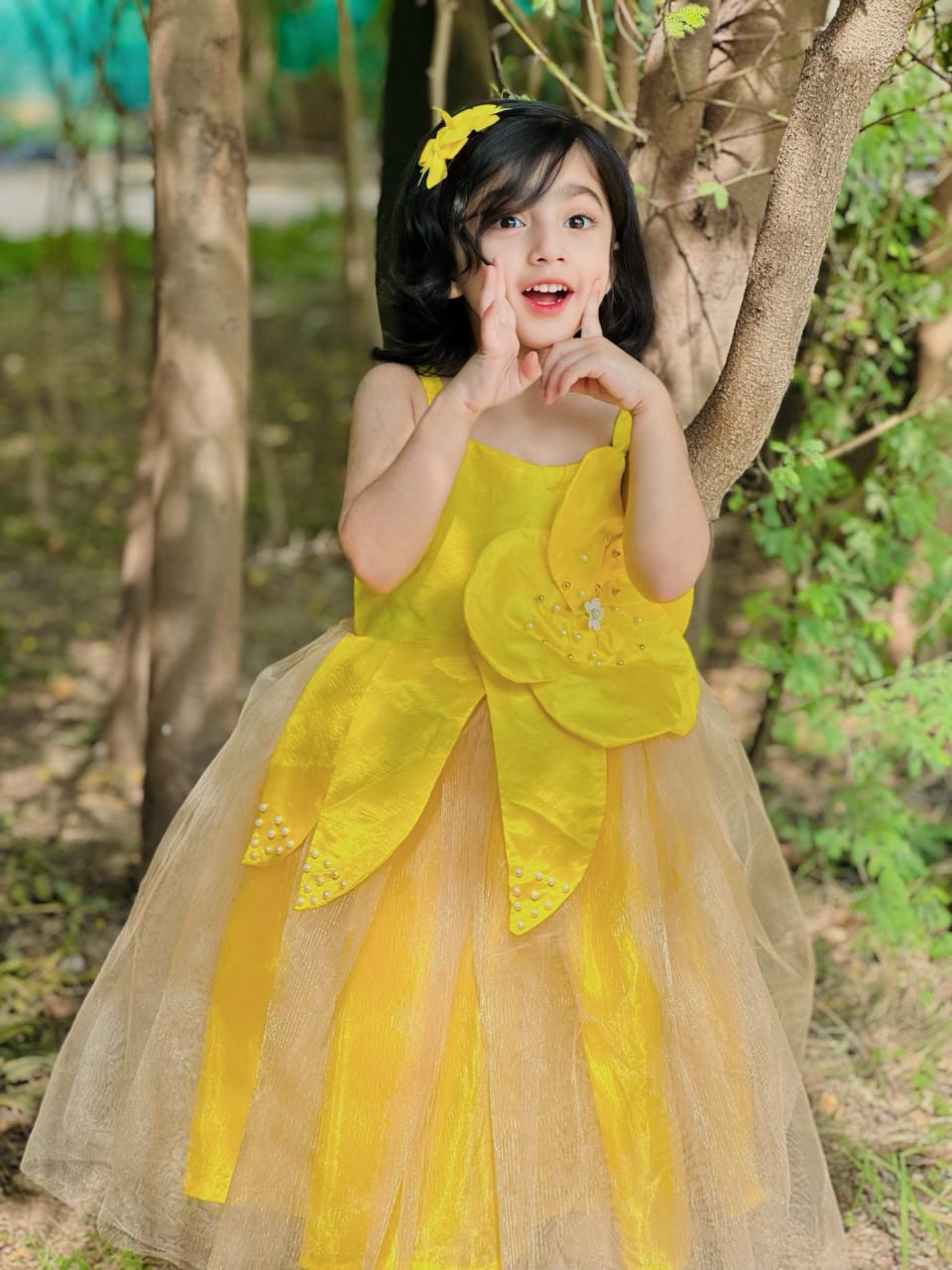 Sun-Flower Style Frock