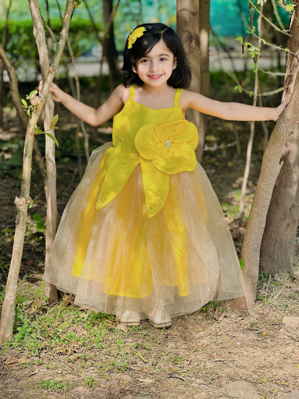 Sun-Flower Style Frock