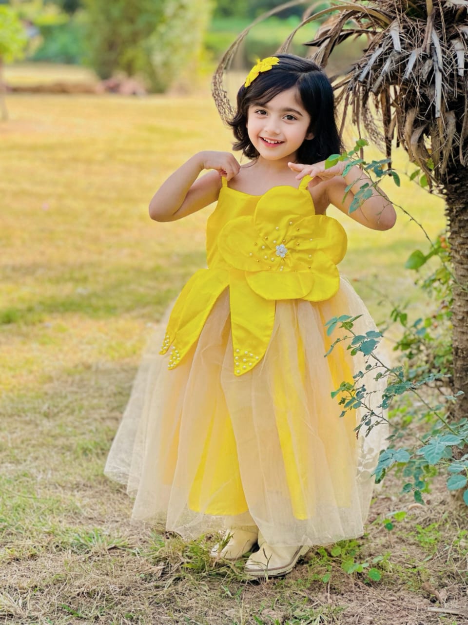 Sun-Flower Style Frock